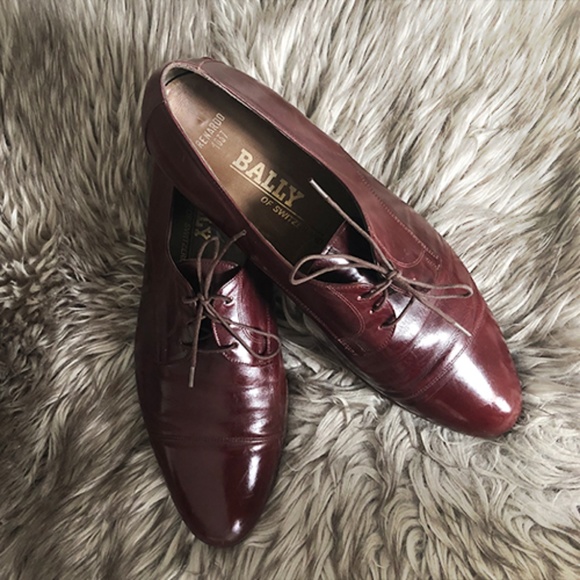 Bally Lace Ups Loafers Burgundy - Picture 3 of 6